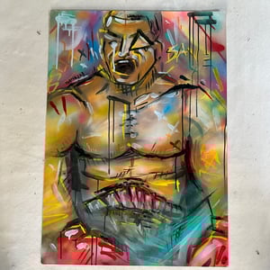 MIKE TYSON ORIGINAL PAINTING 24x36"