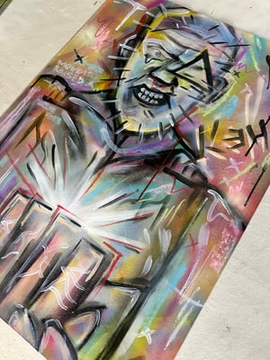 HELLRAISER ORIGINAL PAINTING 24x36"