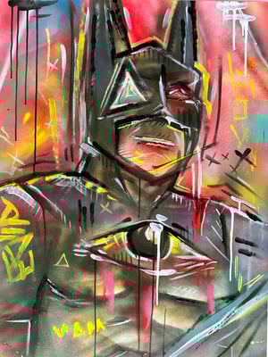 BATMAN ORIGINAL PAINTING 24x36"