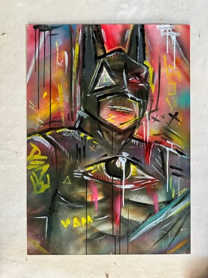 BATMAN ORIGINAL PAINTING 24x36"