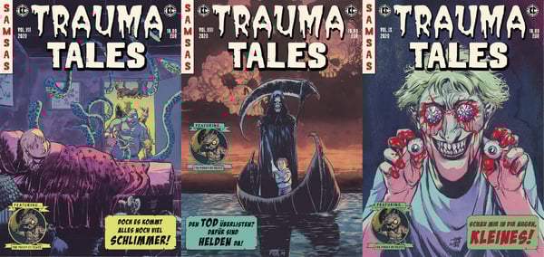 Image of SELBSTZERSTÖRUNGS-ANGEBOT: TRAUMA TALES 7-8-9 (SIGNIERT)!