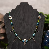 Image 1 of Googly Eye Crow Guy necklace