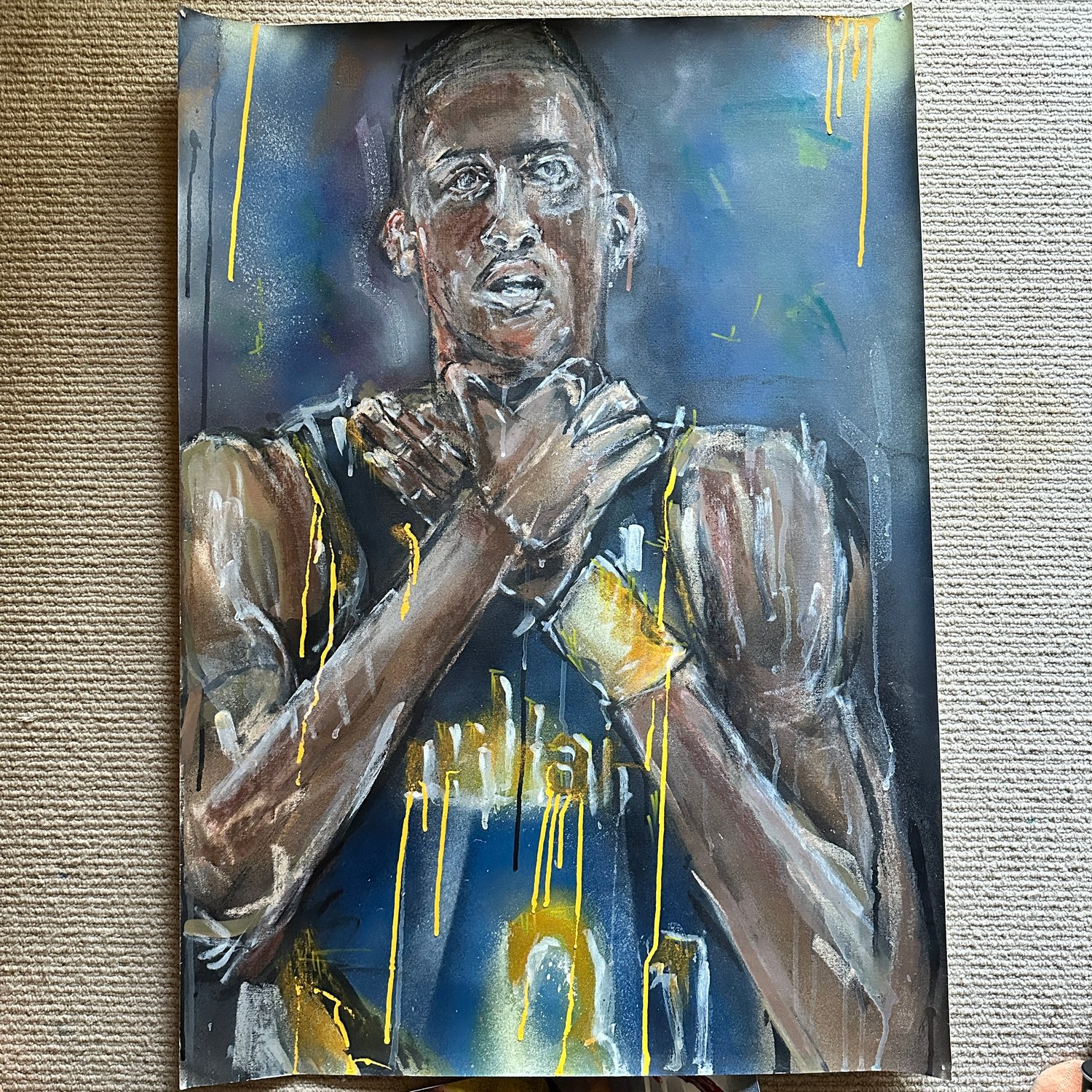 REGGIE CHOKE ORIGINAL PAINTING 24x36"