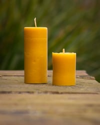 Image 4 of Large Beeswax Pillar Candle | 40 Hours