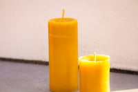 Image 3 of Large Beeswax Pillar Candle | 40 Hours