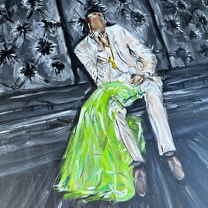 LIFE IS GOOD ORIGINAL PAINTING 24x24"