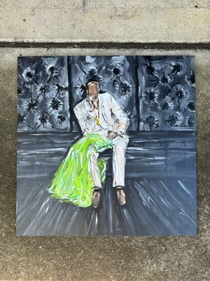 LIFE IS GOOD ORIGINAL PAINTING 24x24"