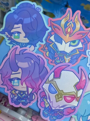 Image of jhin & hwei stickers