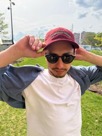 Image 1 of Vintage "Im Going Home" corduroy cap