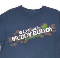 Image 3 of Vintage 00s Columbia Sportswear "Muddy Buddy" Tee - Navy