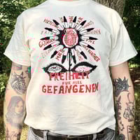 SS003 - Freedom for all Prisoners (Red/Black on Sand)