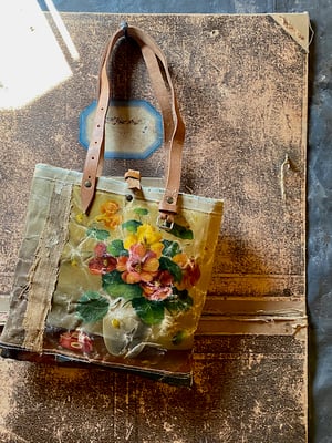 Image of one of a kind painting bag - autumn 