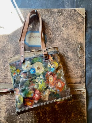 Image of one of a kind painting bag - autumn 