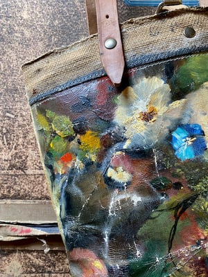 Image of one of a kind painting bag - autumn 