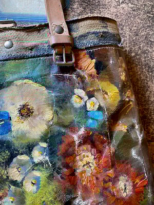 Image of one of a kind painting bag - autumn 