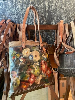 Image of one of a kind painting bag - autumn 