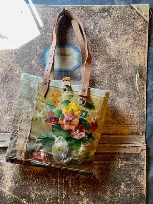 Image of one of a kind painting bag - autumn 