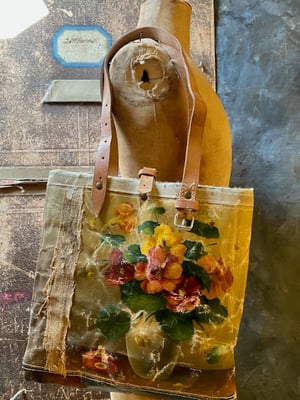 Image of one of a kind painting bag - autumn 