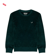 LOUNGE VELVET CREW NECK