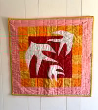 Image 1 of Swallows Wall Hanging- Pinks 