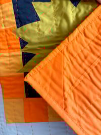 Image 2 of Bright Spark Wall Hanging- Olive green and dusty blue