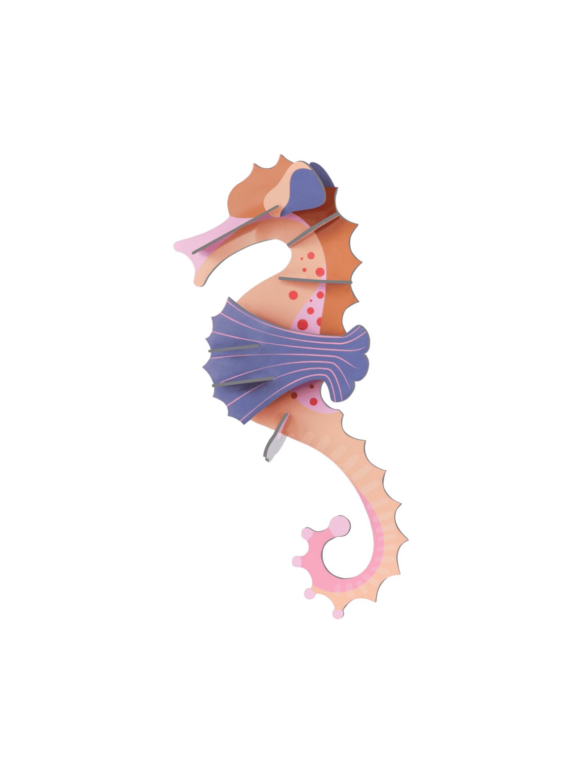 Pezes y mariscos 3D montables