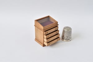 Image of Display Cabinet with Drawers 24th scale