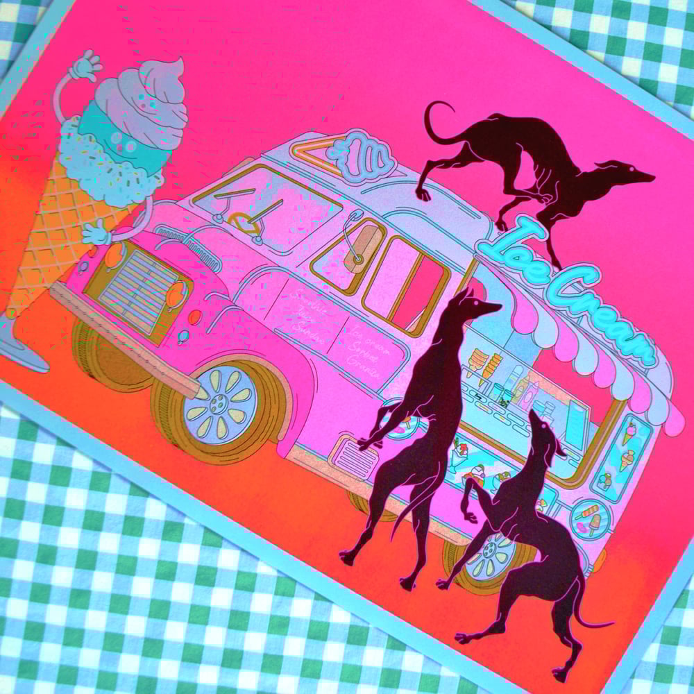 Image of " Ice Cream " - riso A3