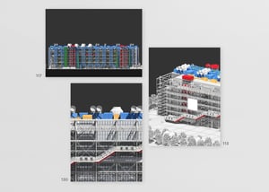 LE CENTRE POMPIDOU  10x15