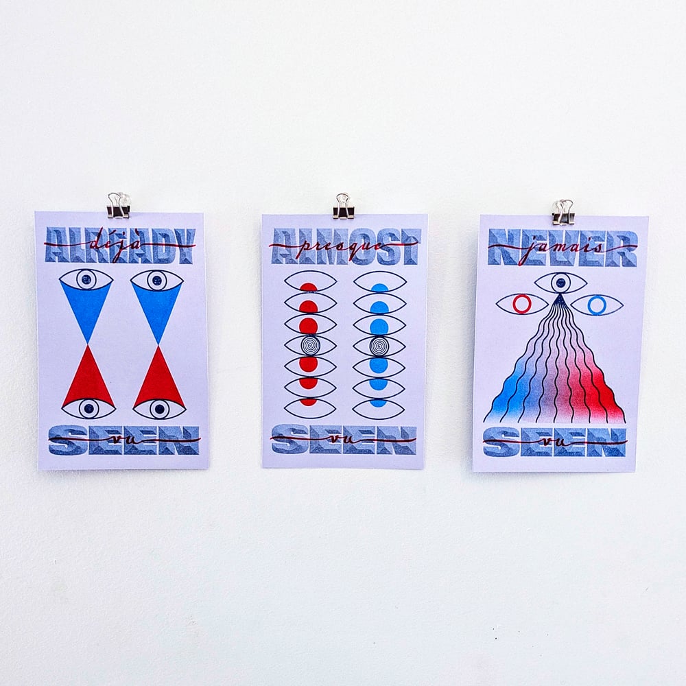 Vu Triptych RISO Prints