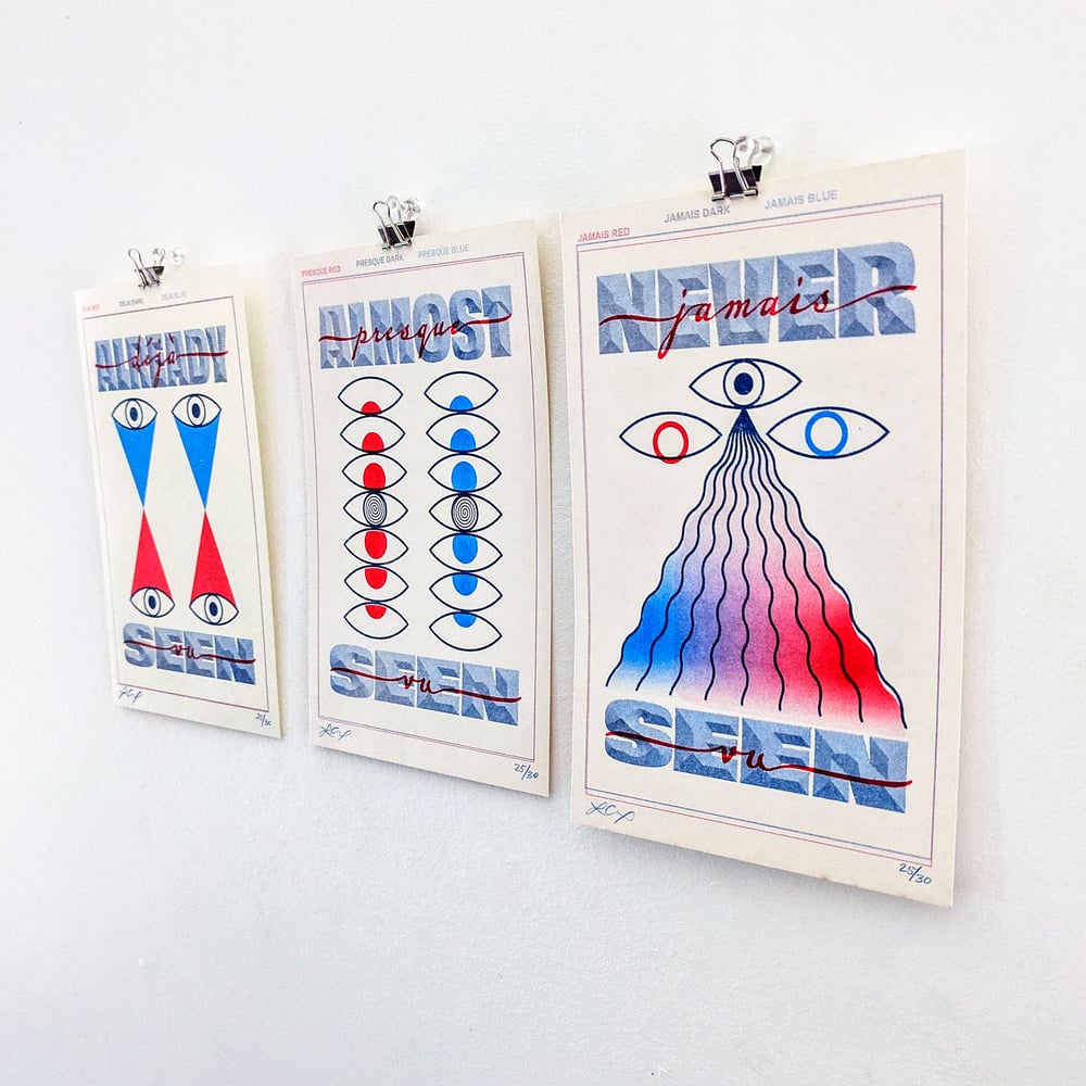 Vu Triptych RISO Prints