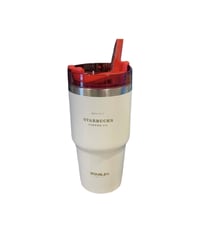 Image 2 of STANLEY™️ + STARBUCKS 20 Oz. Limited Edition Tumbler | White & Red