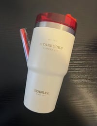 Image 3 of STANLEY™️ + STARBUCKS 20 Oz. Limited Edition Tumbler | White & Red