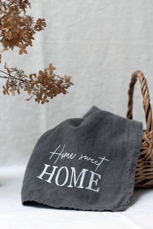 Image of Torchon lin naturel SWEET HOME (TRCHNHSH)