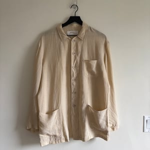 Image of Moldy Fig Y's bis by Yohji Yamamoto Linen Chore Coat