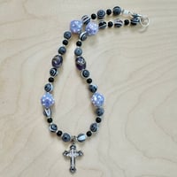 Lilac Spirals Cross