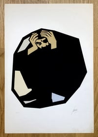 Original Silkscreen - Serigrafia originale "Ritorno al ventre" - 1970 