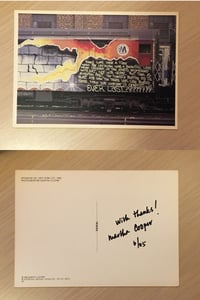 Image 1 of MARTHA COOPER postcard - signed and dated JUNE 2005