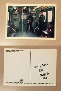 Image 1 of MARTHA COOPER postcard - signed as SNAPZ and dated JUNE 2005