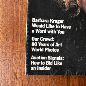 Image of ARTnews February 1987 Issue (Barbara Kruger cover)