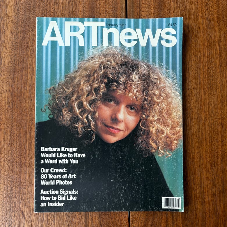 Image of ARTnews February 1987 Issue (Barbara Kruger cover)