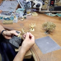 Image 7 of Tree MicroSculpture 24K Gold Plated 20x12x7cm