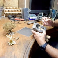 Image 10 of Tree MicroSculpture 24K Gold Plated 21x12x7cm