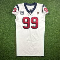 Image 5 of 2020 Nike NFL Team Issued Game Jersey Houston Texans JJ Watt White Away NFL COA