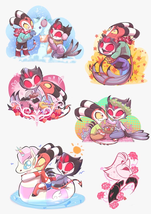 Image of Stolas x Blitz Seasons Sticker Pack (S6)