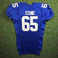 Image 2 of 1/28/2001 Super Bowl XXXV Nike NFL Game Issued Jersey New York Giants Ron Stone