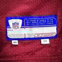 Image 3 of 2003 Reebok NFL Game Used Jersey Arizona Cardinals Neil Rackers Sz. 46 Autograph