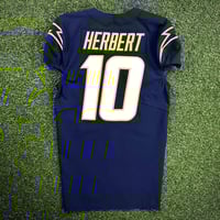 Image 2 of 2022 Nike NFL Team Issued Game Jersey Los Angeles Chargers Justin Herbert 42 QB