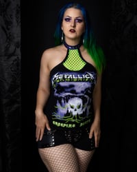 Image 3 of S/M Metallica Creeping Death Halter Top