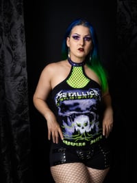 Image 2 of S/M Metallica Creeping Death Halter Top